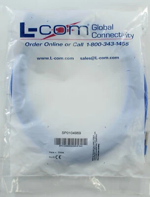 L-Com USB 3.0 USB-A Angle Down to Micro-B Locking Cable, 3m - Image 1 of 4