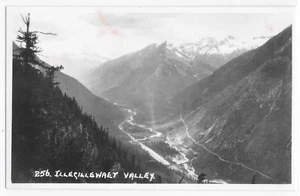 RPPC Real Photo Postcard Illecillewaet Valley Glacier Park Canada Columbia Mts - Picture 1 of 2
