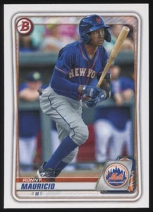 Bowman Draft 2020 #BD-199 Ronny Mauricio base de papel cantidad disponible Mets - Imagen 1 de 2