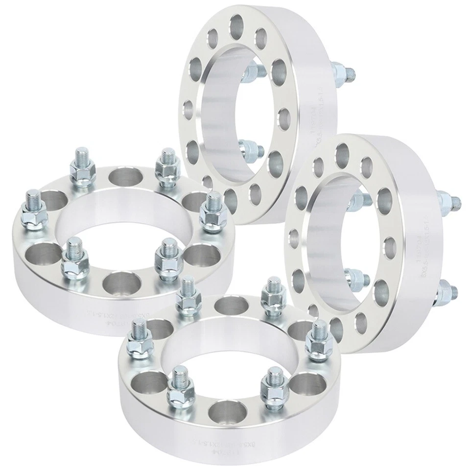 4 pcs 6x5.5 Wheel Spacers 1.5" For Toyota Tacoma 4Runner Pickup Hummer H3 12x1.5 Foto 1 de 4