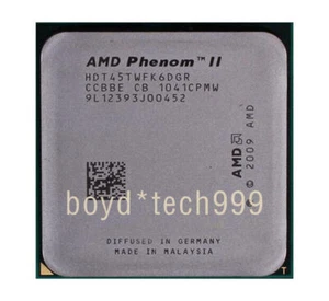AMD Phenom II Socket AM3 X6-1035T X6-1045T X6-1055T X6-1065T AMD CPU Processor - Picture 1 of 11