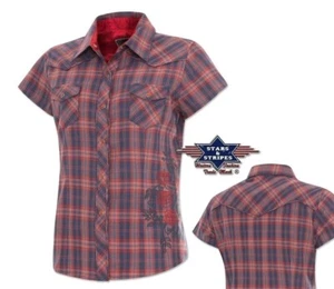 Camicia Western Donna STARS & STRIPES XL - Foto 1 di 3