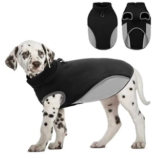 AOFITEE Fleece Dog Sweater, Warm Dog Fleece Sweater for Chihuahua, Black XS - Picture 1 of 6