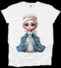Girl Tshirt Ice Queen Princess Cute Dress Movie High Quality MESSAGE ME THE SIZE