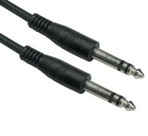 Cable de audio TRS 28 AWG estéreo de 1/4" (6,3 mm) de 100 pies - Imagen 1 de 1