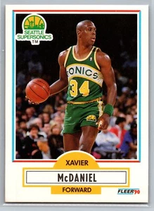 Xavier McDaniel 1990-91 Fleer BASKETBALL #179 Seattle SuperSonics - Picture 1 of 2