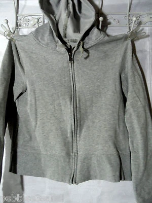 Sudadera con Capucha OLD NAVY S Gris Jaspeado Cremallera Completa Manga Larga Deportiva Atletismo Foto 1 de 4