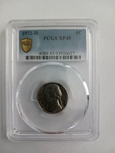 CERTIFIED PCGS, 1972 D Jefferson nickel with errors - Picture 1 of 2