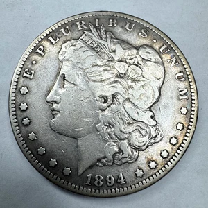 1894 S Morgan Dollar, Rare Key Date, Good Grade! ~VF, Luster! FREE SHIPPING! - Picture 1 of 2