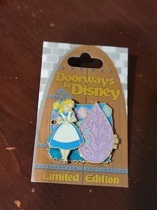 Disney Pin 121897 Doorways to Disney Alice in Wonderland with Mad Hatter LE 4000 - Picture 1 of 3