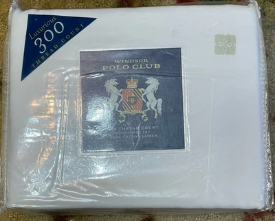 НАБОР ПРОСТЫНЕЙ WINDSOR KING БЕЛЫЙ - Изображение 1 из 3