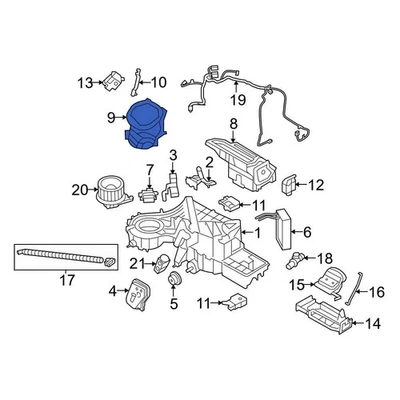 For Ford F-150 2009-2014 Ford DL3Z19A618A HVAC Air Inlet Housing Foto 1 de 4