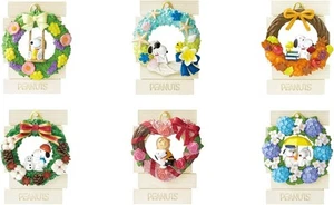 Snoopy Wreath Collection Figure All Types Re-Ment - Picture 1 of 8