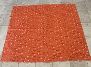Denver Broncos NFL Fabric Size 54x51 inches Color Orange Brand New Never Used! - Picture 1 of 2