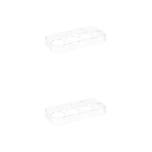 2pcs Refrigerator Egg Tray Practical Egg Storage Box Storage Container For Home - Picture 1 of 12