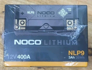NOCO Lithium NLP9 Group 9 400A Lithium Powersport Battery, 12V 3Ah Battery - Foto 1 di 6