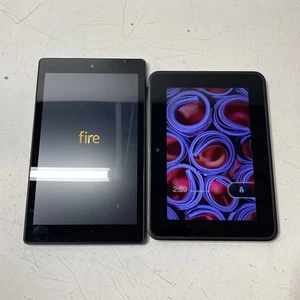 Amazon Fire Tablets - Assorted Models | Bundle of 2 - Picture 1 of 7
