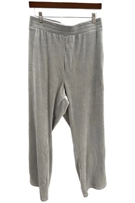 Isaac Mizrahi Live! Pantalón de terciopelo gris doble cara Soho Petite Foto 1 de 2