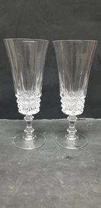 2 CRISTAL D ARQUES DURAND TUILLERIES VILLANDRY SEKTFLÖTEN 6 1/2" - Bild 1 von 5