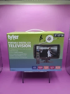 Tyler TTV701 7" Portable Widescreen LCD TV with Detachable Antennas, USB/SD Card - Picture 1 of 5