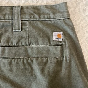 Herren Carhartt Canvas Arbeitshose Khaki Grün 42 X 30 Relaxed Fit 42x30 - Bild 1 von 7