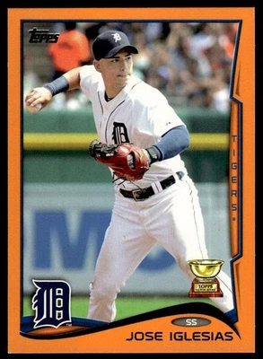2014 Topps Jose Iglesias #653 RC Cup Factory Set Orange #'d /199 Detroit Tigers - Image 1 of 2