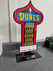DUNES Hotel Casino 3D LAS VEGAS arte segno carte uomo grotta nuovo gioco poker - Foto 1 di 16