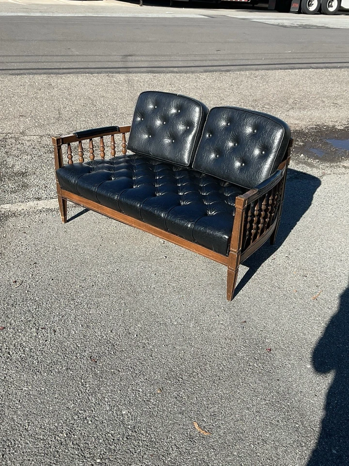 Sofá de banco Sears Roebuck años 60-70 en excelente estado Foto 1 de 4