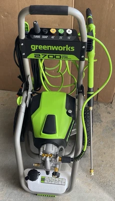 LAVADORA A PRESIÓN GREENWORKS ELÉCTRICA 2700 PSI 2,3 GPM Foto 1 de 4
