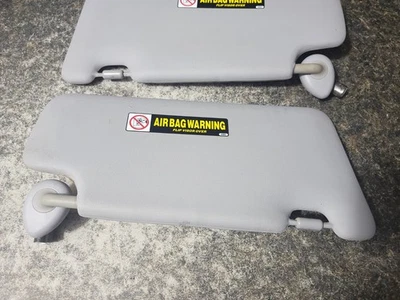 11-15 Honda CR-Z CRZ Left Sun Visor Sunvisor Shade Lighted Vanity Pair Gray OEM Foto 1 de 4