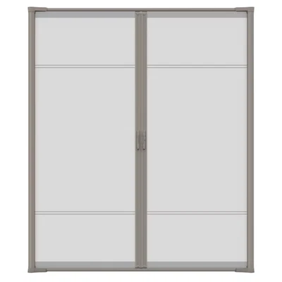 Pantalla retráctil ODL Larson 72"x80" arenisca aluminio estante de pantalla retráctil Foto 1 de 4