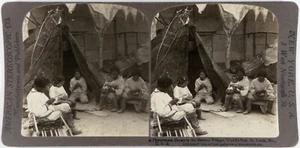 Usa.Etats-Unis.World's Fair St Louis.Esquimaux.Eskimos.Photo American Stereo. - Picture 1 of 2