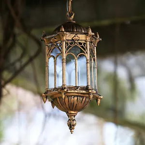 Außenleuchte Außenlampe Laterne Wandleuchte Außenhängeleuchte E27 Pendellampe - Bild 1 von 10