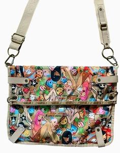 Bolso Bandolera Bolso Mensajero Lesportsac Tokidoki Playground - Raro Difícil de Encontrar Patrón - Imagen 1 de 17