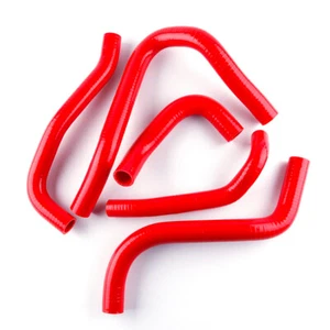 Red Silicone Radiator Hose Kit for 1998-2006 Honda CBR 1100 XX Super Blackbird - Picture 1 of 8