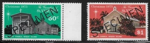 ST VINCENT CHRISTMAS 1975 MNH SPECIMEN MNH VF CHURCH - Picture 1 of 1