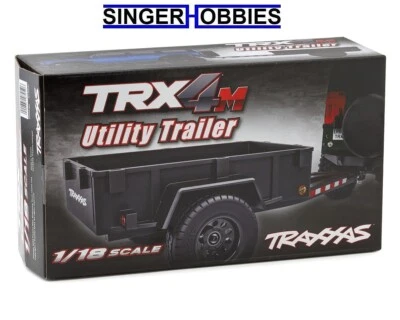 Traxxas 9795 Utility Trailer / Trailer Hitch Assembled TRX-4M TRA1 - Image 1 of 2