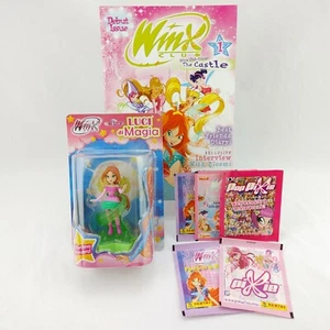 Winx Club Magic Light Cosmix Flora Figure, Issue 1 Comic Book & Panini Stickers - Picture 1 of 7