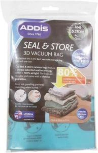 Addis Home Aspiradora Fuerte Almacenamiento Ahorro Espacio Bolsa Extra Grande Sello Hermético - Imagen 1 de 6