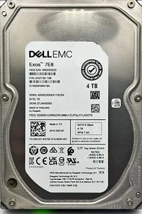 DELL EMC ST4000NM016A 4TB 3.5" 7.2K RPM SATA 6Gbps 256MB HDD P/N: 0XPJ47 - Bild 1 von 2