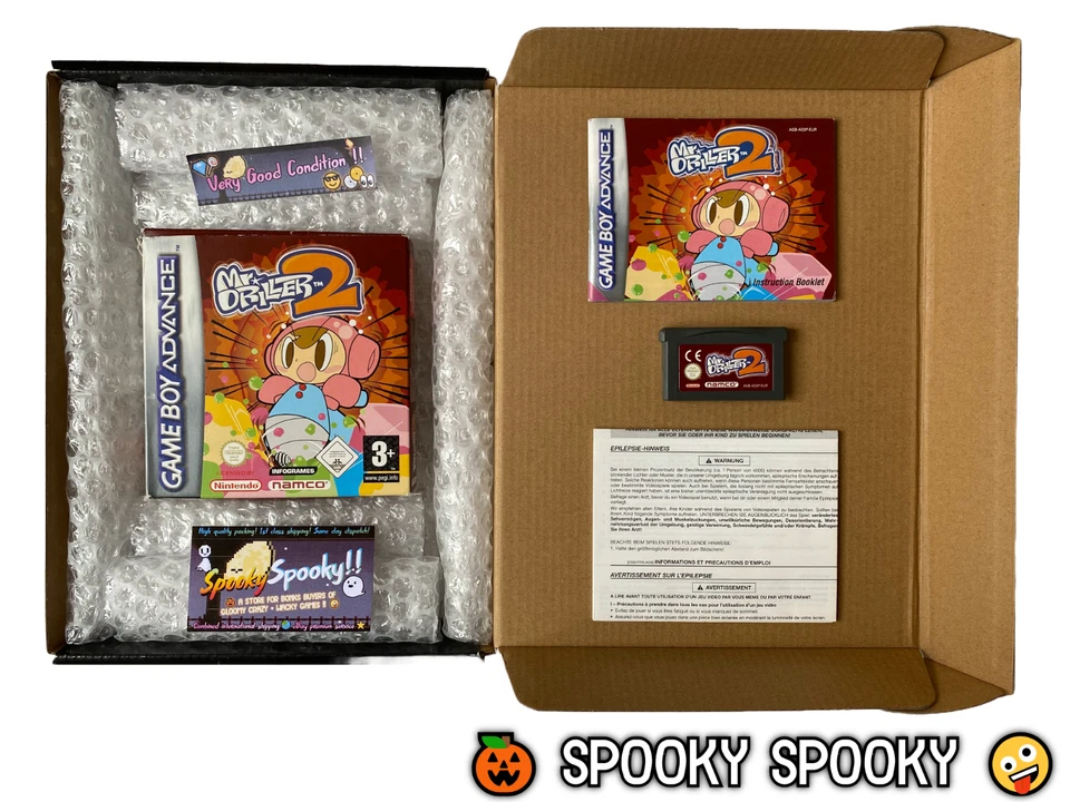 Mr Driller 2 Nintendo Game Boy Advance - UK PAL VGC CIB - High Quality Packing - Image 1 of 4