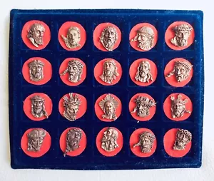 RARO SET DA COLLEZIONE TARGHE VINTAGE VOLTI SANTI DI GESÙ/SINDONE DI CRISTO ICONE - Foto 1 di 12