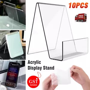 1/10 Book Shoe Phone Tablet Acrylic Display Stand for Cookbook Holder - Picture 1 of 16