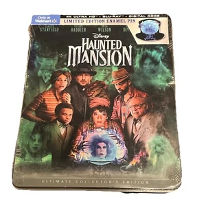Disney HAUNTED MANSION (U.S. 4K Ultra HD +Blu-ray +Digital 2023 w/ SLIPCOVER New - Picture 1 of 2
