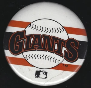 Original 1983-93 San Francisco Giants 3-Inch Pinback Button - Picture 1 of 2