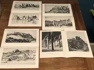 Grabado Drypoint 1939 de las catedrales de Inglaterra por Norman Wilkinson - Imagen 1 de 7