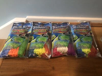 4 X NEW ZURU Bunch O Balloons 3 Pack Foil (100 water balloons in 60 Seconds) - image 1 of 4