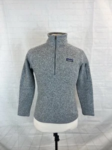 FALL/WINTER Patagonia Women's Gray 1/4 Zip Sweater SIZE M $185 - Picture 1 of 8