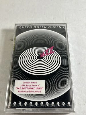 Queen - JAZZ Cassette Tape Hype Sticker Brand New Factory Sealed - Image 1 of 4