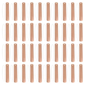 60pcs Copper Plant Tags Labels Flower Plaque Sign for Gardening Plants Rose Gold - Picture 1 of 12